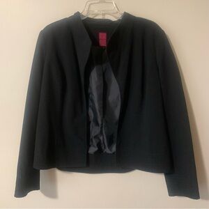 212 Collection black open blazer size 14 women EUC